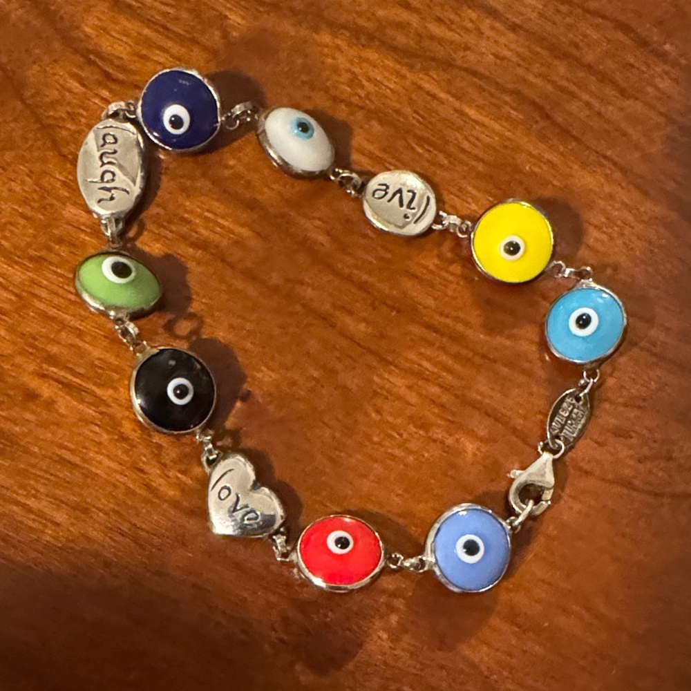Colorful Evil Eye Bracelet - Picture 3 of 4